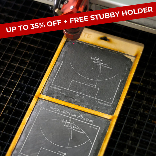 AFL Greatest Goals: Slate Coasters