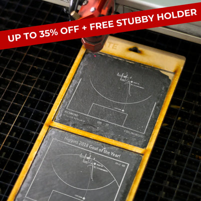 AFL Greatest Goals: Slate Coasters