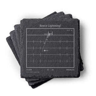 NRL Greatest Plays: Slate Coasters