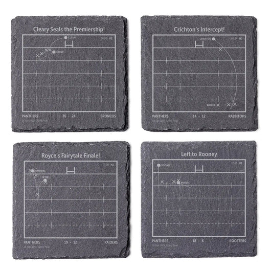 NRL Greatest Plays: Slate Coasters