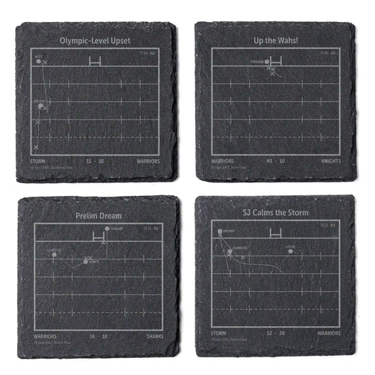 NRL Greatest Plays: Slate Coasters