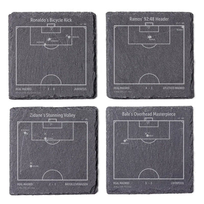 Football's Greatest Goals: Slate Coasters