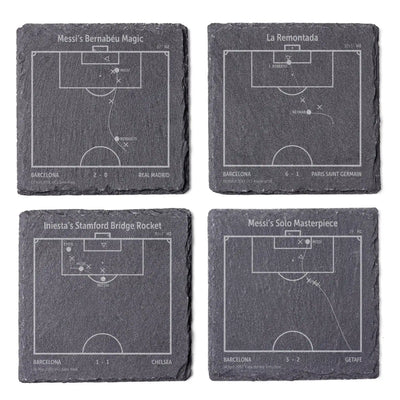 Football's Greatest Goals: Slate Coasters