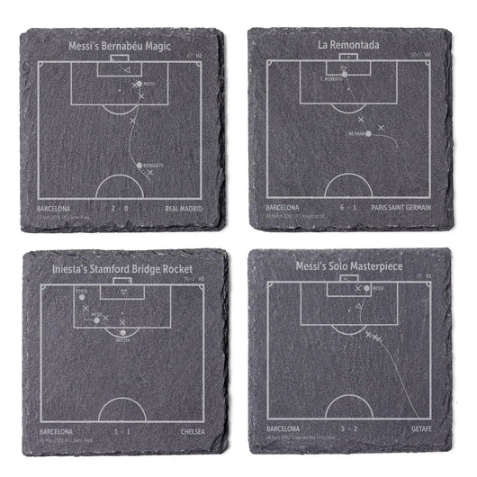 Football's Greatest Goals: Slate Coasters