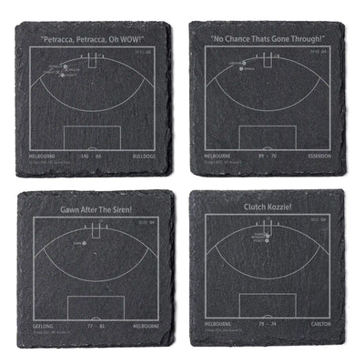 AFL Greatest Goals: Slate Coasters