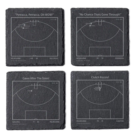 AFL Greatest Goals: Slate Coasters