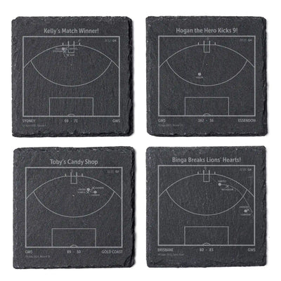AFL Greatest Goals: Slate Coasters