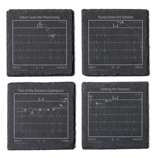 NRL Greatest Plays: Slate Coasters