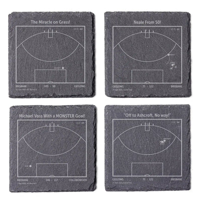 AFL Greatest Goals: Slate Coasters