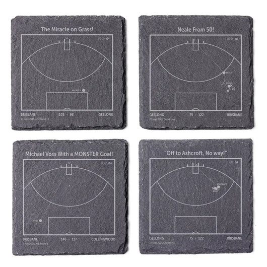AFL Greatest Goals: Slate Coasters
