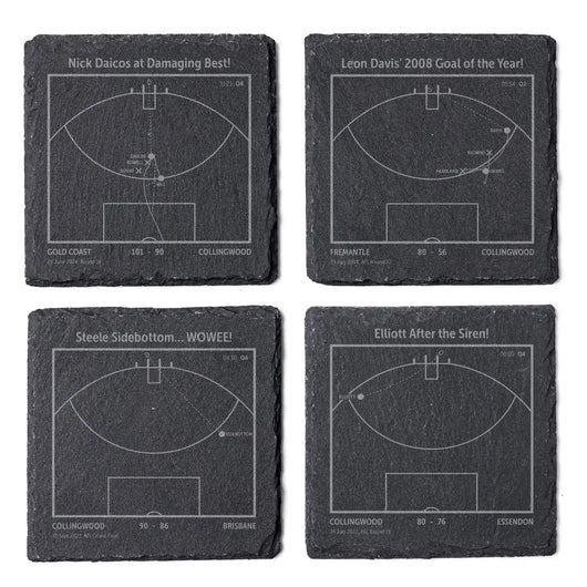 AFL Greatest Goals: Slate Coasters