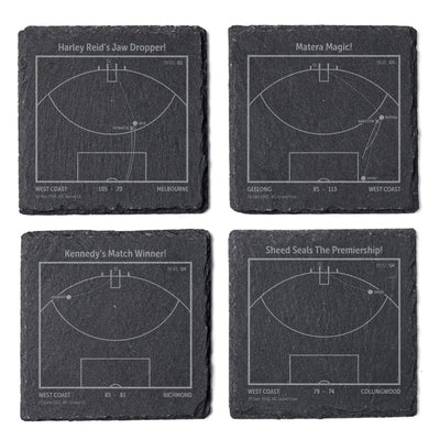 AFL Greatest Goals: Slate Coasters