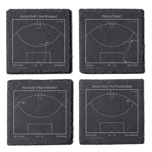 AFL Greatest Goals: Slate Coasters