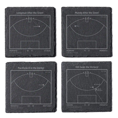 AFL Greatest Goals: Slate Coasters