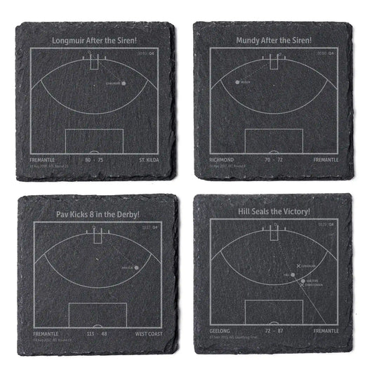 AFL Greatest Goals: Slate Coasters