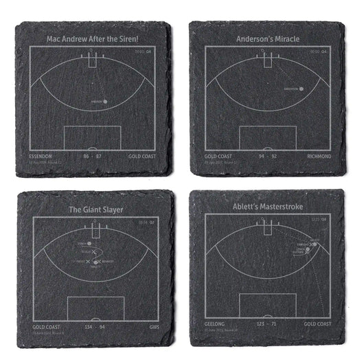 AFL Greatest Goals: Slate Coasters