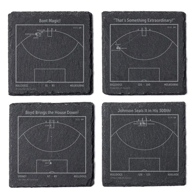 AFL Greatest Goals: Slate Coasters