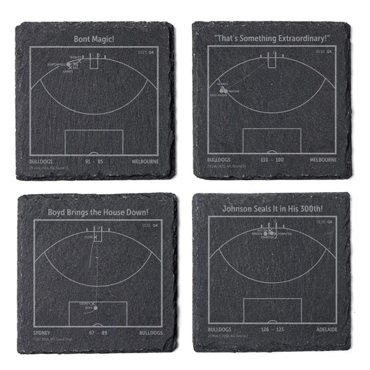 AFL Greatest Goals: Slate Coasters