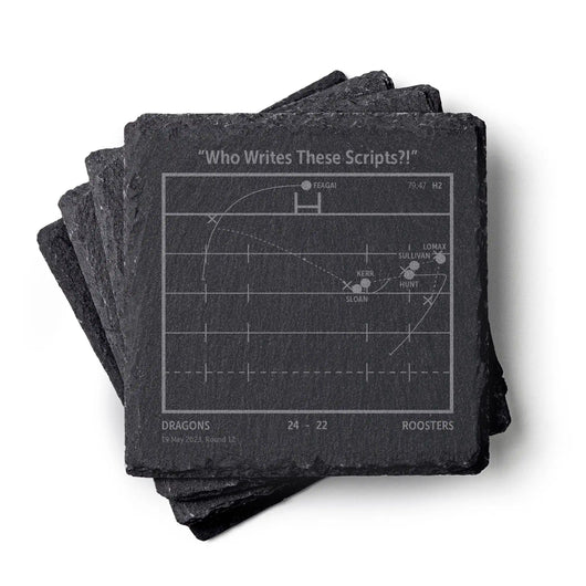 NRL Greatest Plays: Slate Coasters