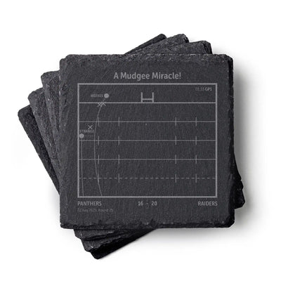 NRL Greatest Plays: Slate Coasters