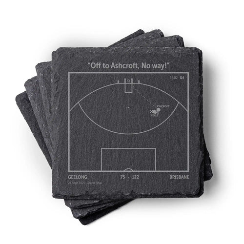 AFL Greatest Goals: Slate Coasters