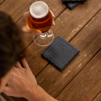 NRL Greatest Plays: Slate Coasters
