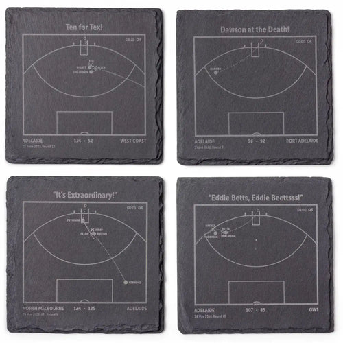 AFL Greatest Goals: Slate Coasters
