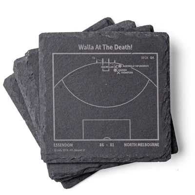 Essendon AFL play‑book slate coasters 
