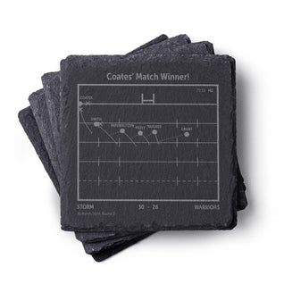 NRL Greatest Plays: Slate Coasters
