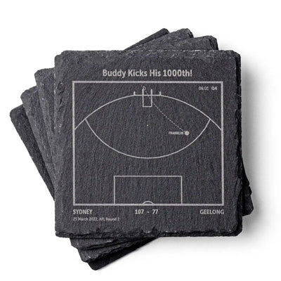 Sydney Swans AFL play‑book slate coasters 